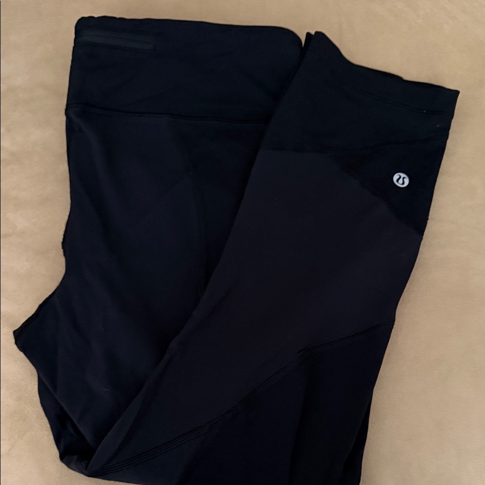 lululemon athletica Black Leggings barley worn